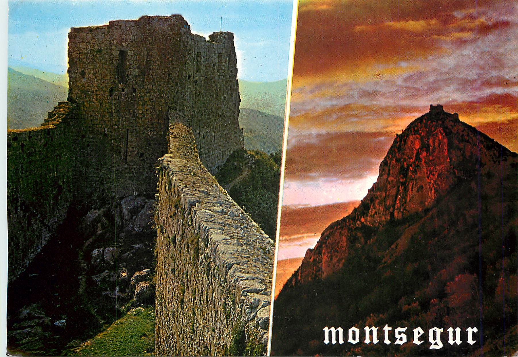 CPM Montsegur Le chateau et les remparts