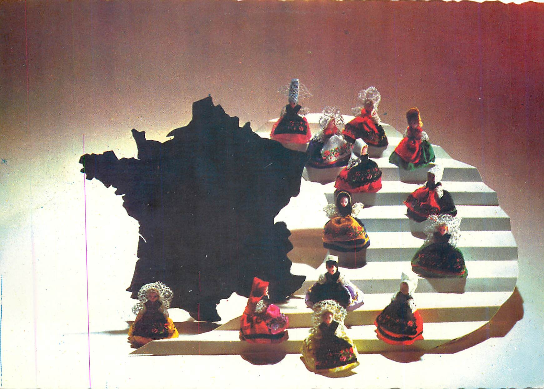 CPM Je M'appelle Blisposte France Poupees Folklore