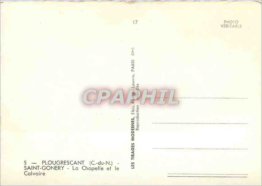 Saint-Gonéry - La Chapelle et le Calvaire — Les Tirages Modernes, 5 bis, Rue du Louvre, Paris — Reverso