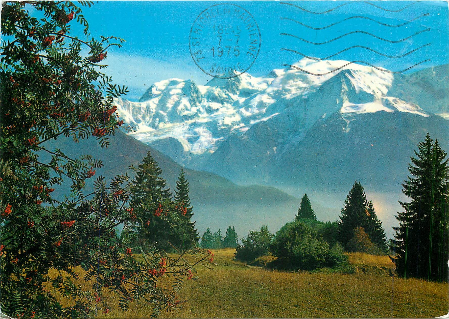 CPM Les Alpes Touristiques Le Mont Blanc (3807 m)