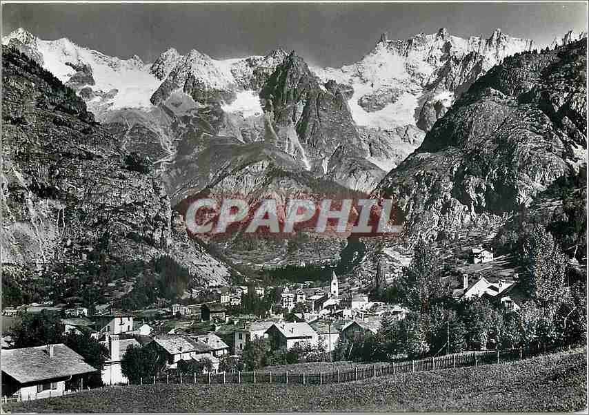 CPM Courmayeur 1224 m catena del M Bianco