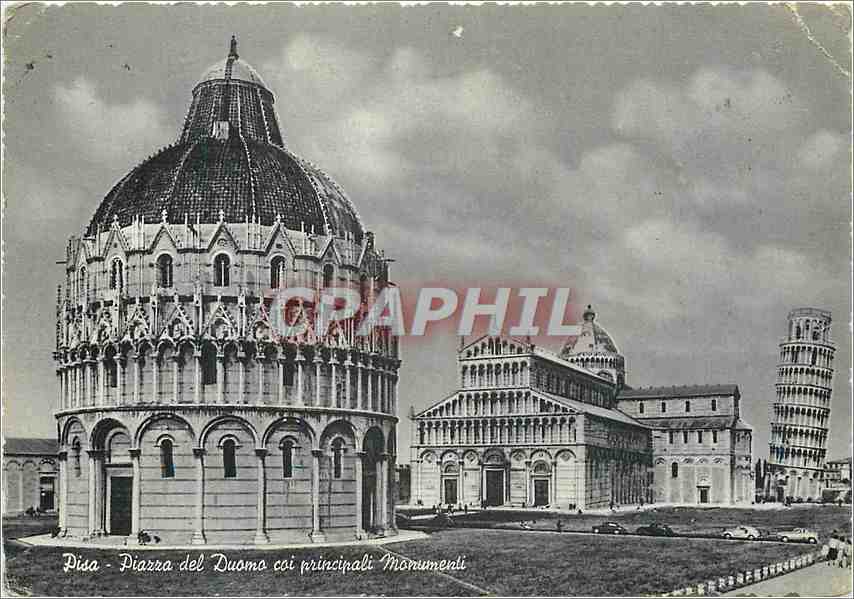 CPM Pisa Piorra del Duomo coi principali monumenti
