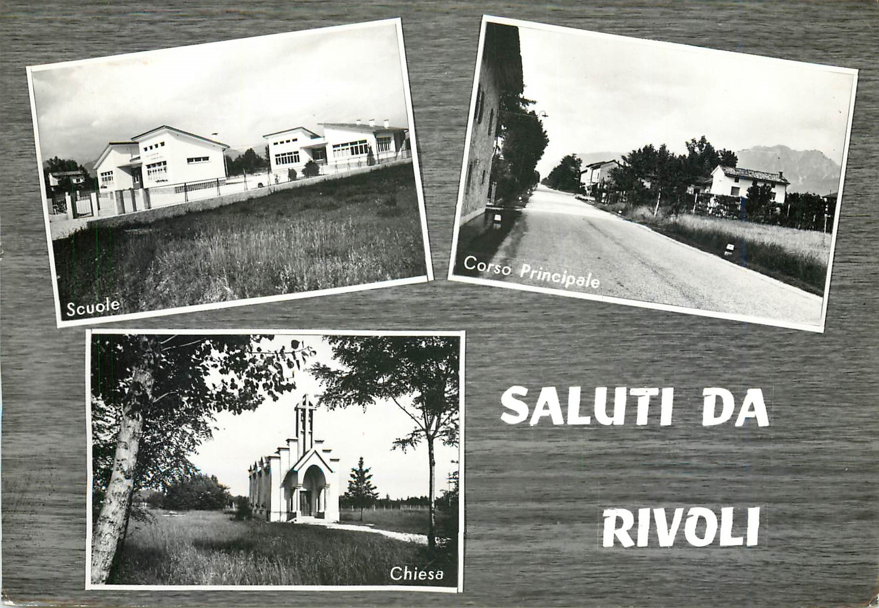CPM Saluti da Rivoli Scuole Corso principale Chiesa