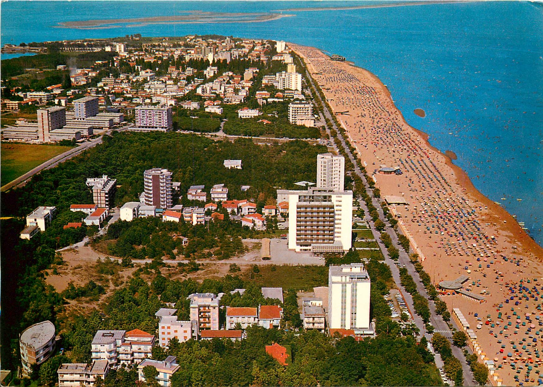 CPM Lignano Sabbiadoro Vue aerienne