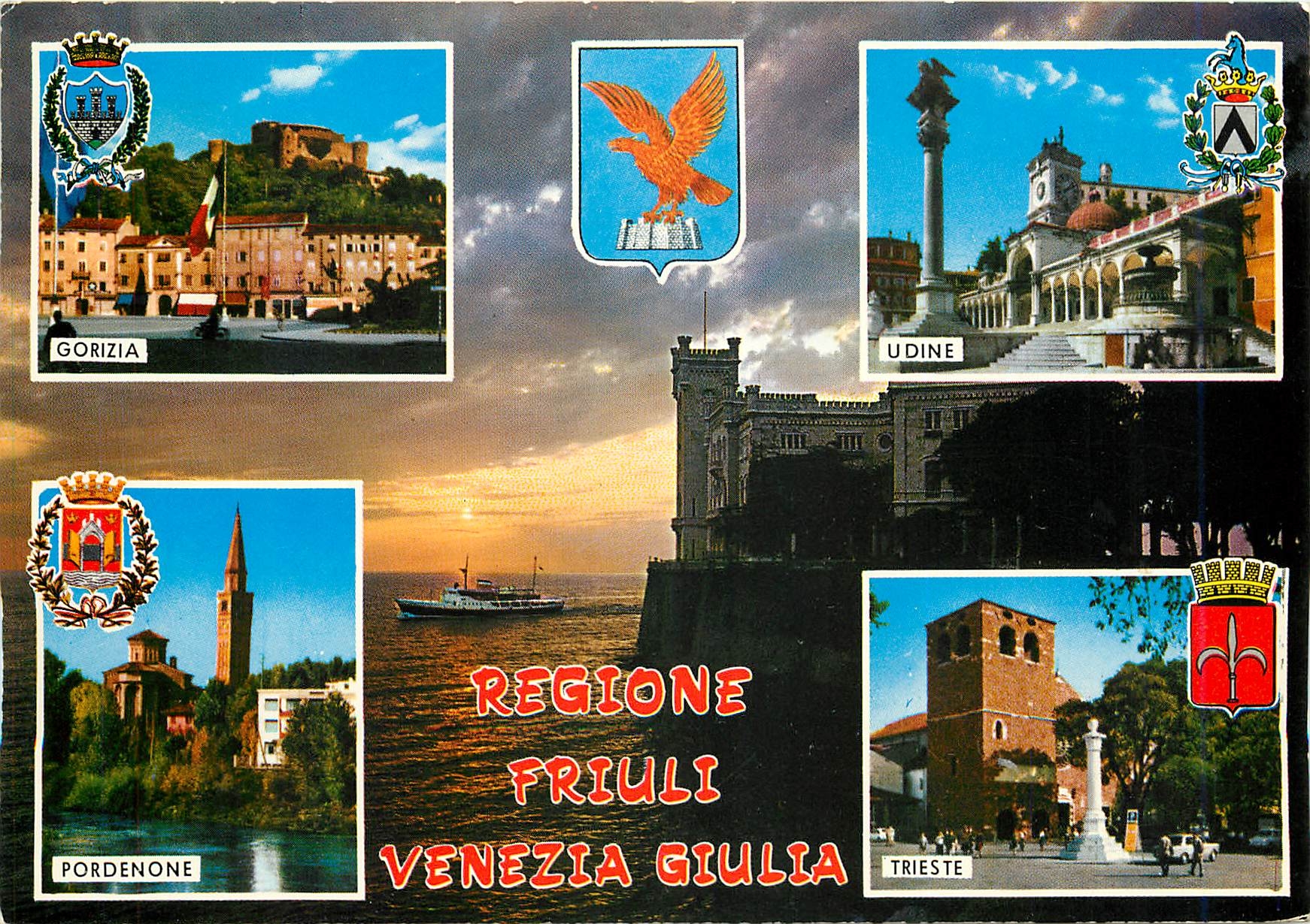 CPM Rgione Friuli Venezia Giulia Gorizia Udine Pordenone Trieste