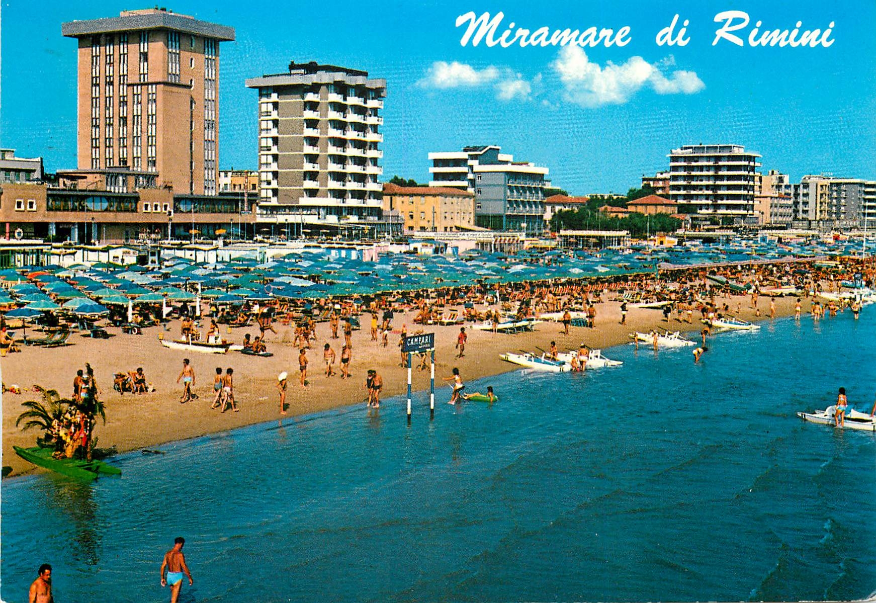 CPM Miramare di Rimini Vue de la mer