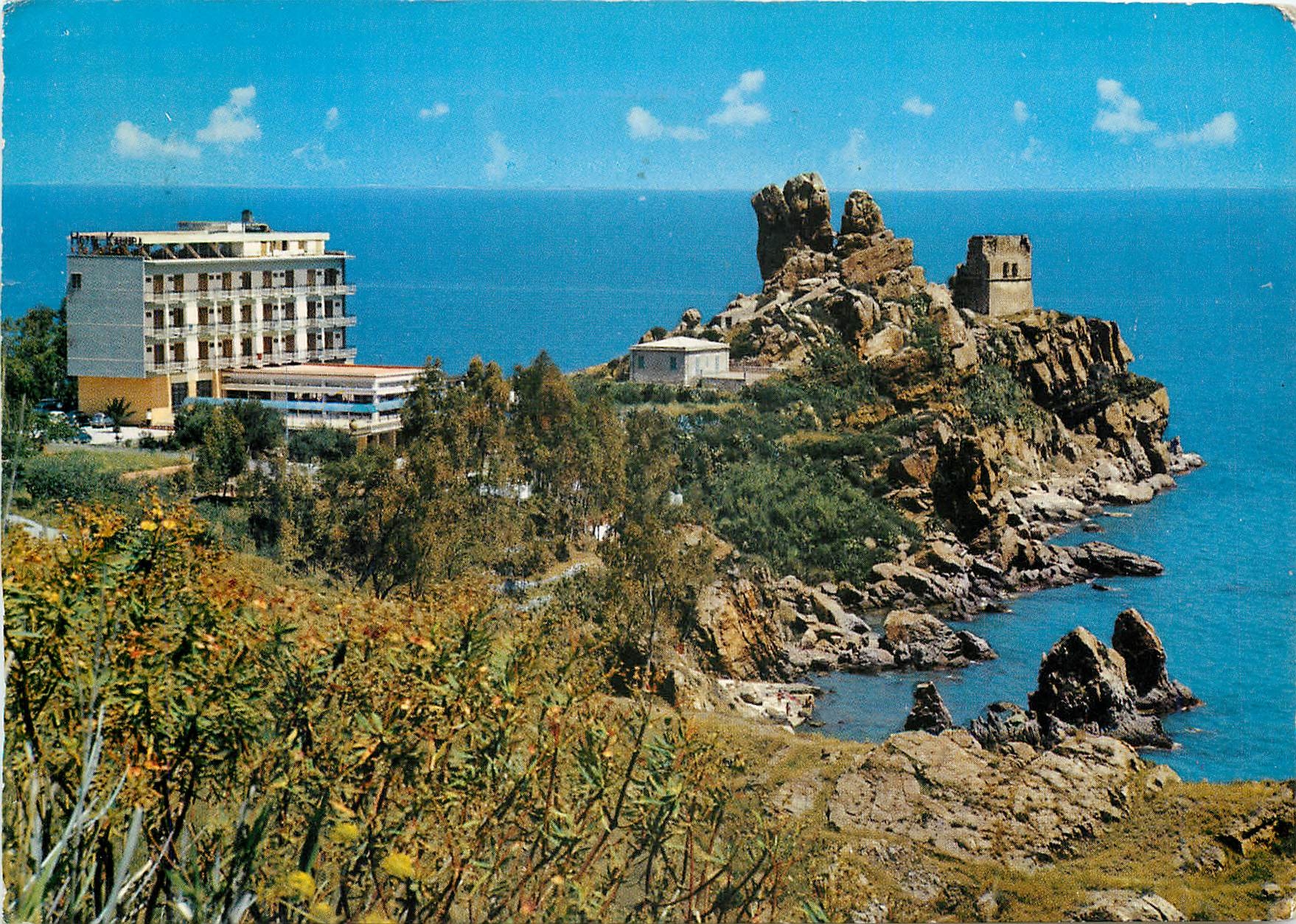 CPM Cefalu Hotel Kalura et ecueil