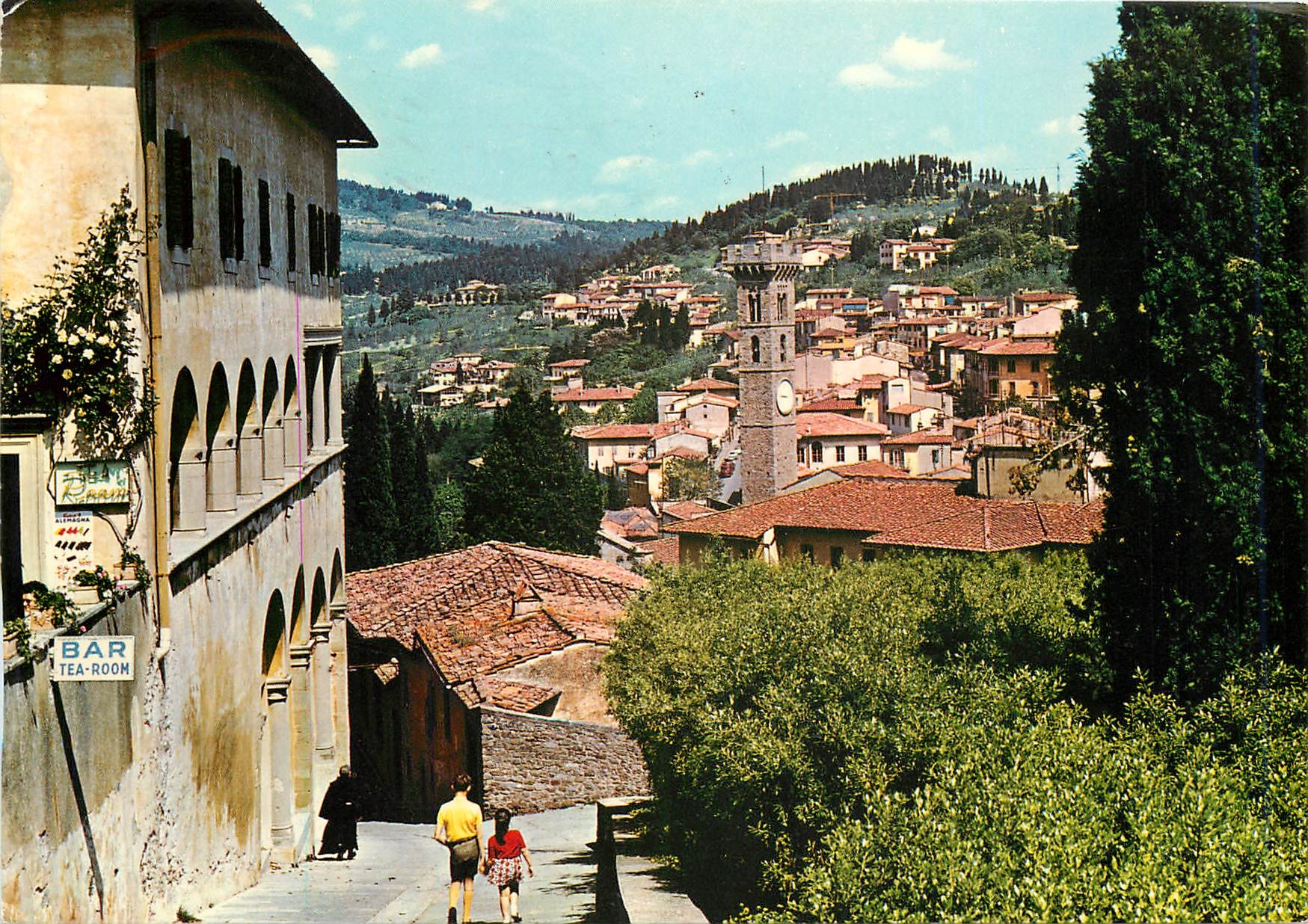 CPM Fiesoli Panorama de l'eglise ST Francois