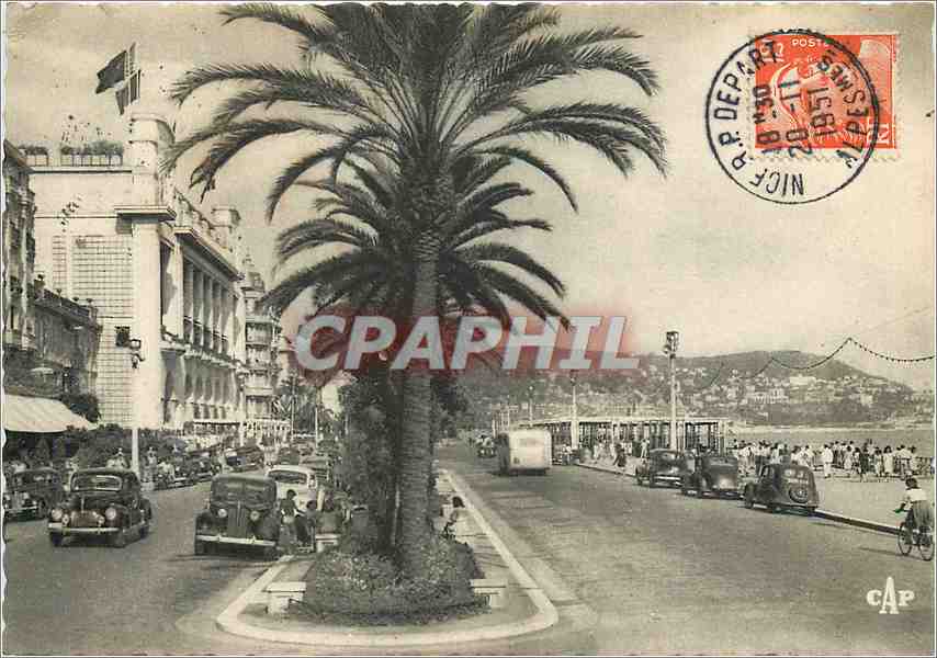 CPM Nice Palais de la Mediterranee et Promenade des Anglais