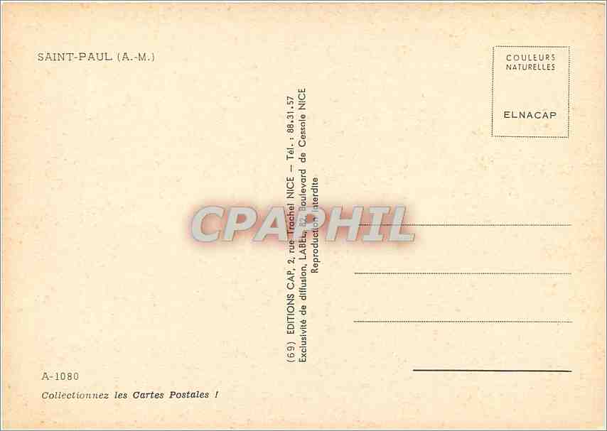 CPM Saint Paul (A M) — Rückseite