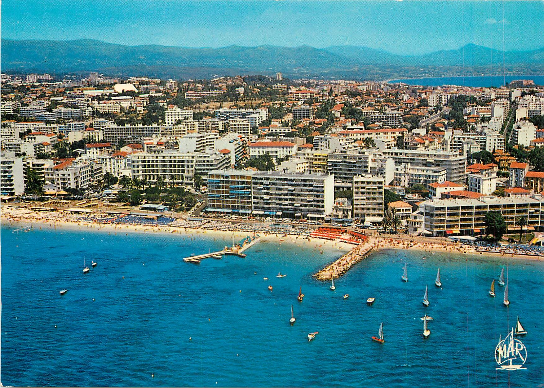 CPM La Cote d'Azur Juan les Pins Vue aerinne