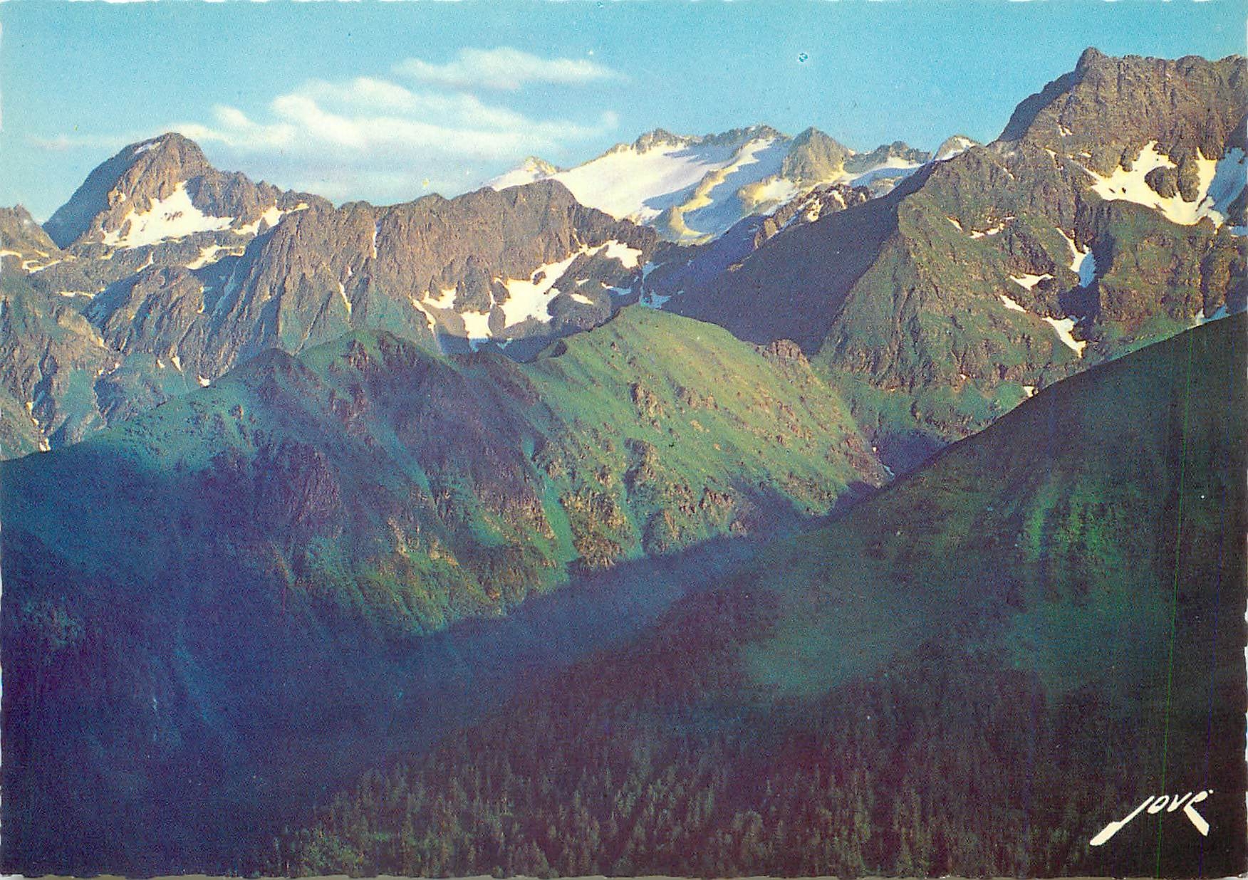 CPM Luchon Superbagneres coucher de soleil surl a Maladetta (3312 m)