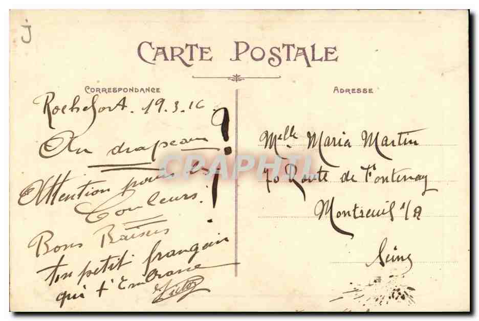 Nos Matelots — Campagne 1914-1915 — Edit. Le Gall, Brest — Verso