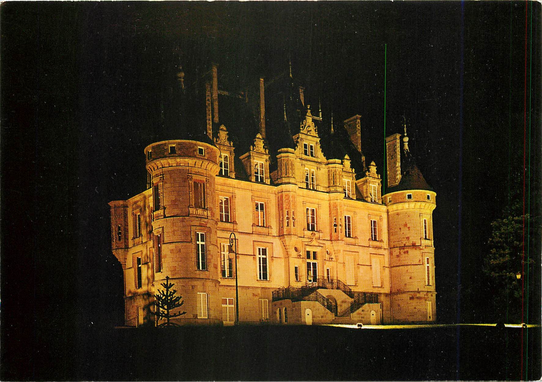 CPM Station thermaele Bagnoles de l'Orne (Orne) Tesse la Madeleine le Chateau illumine