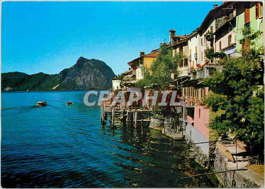 CPM Gandria Lac de Lugano Panorama avec Mont S Salvatoire