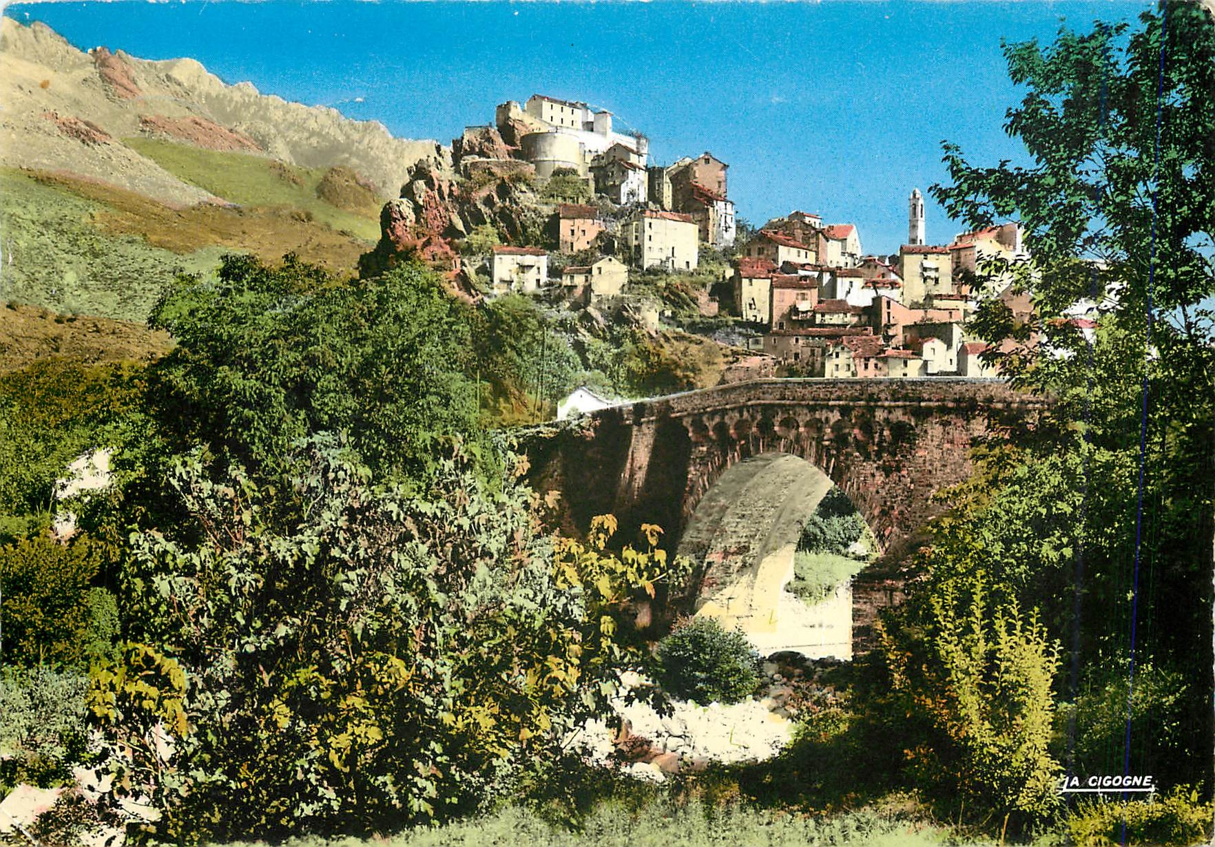 CPM Corte (Corse) Vue des anciens quartiers