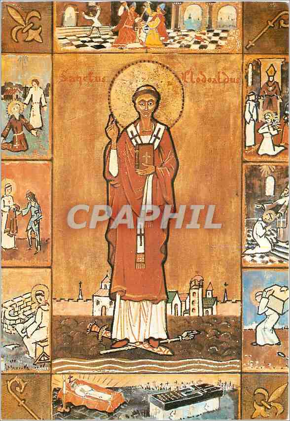 Saint Modoaldus — illustration iconographique — CPAPHIL