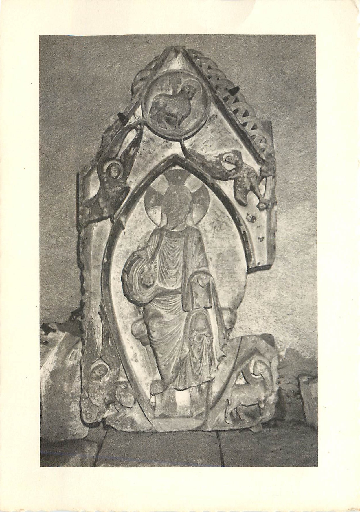 Église de Saint-Menoux (Allier) — Le Christ enseignant — Les Artistes Paysagistes (Puy-de-Dôme)
