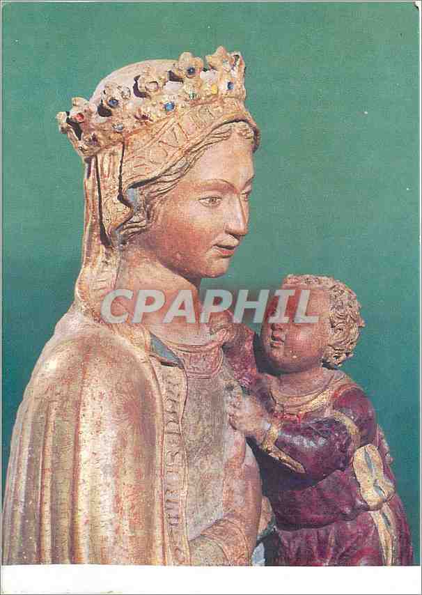 CPM Attribue a Mattia di Nanni dit Il Bernacchino Madone a l'enfant (detail) Eglise S Agostino Sienn