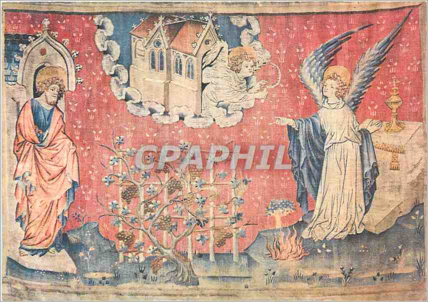 CPM Tapisserie de l'Apocalypse (Fin XIVe s) Les Raisins sont muers (Vendage des Reprouves) Ap XIV V 