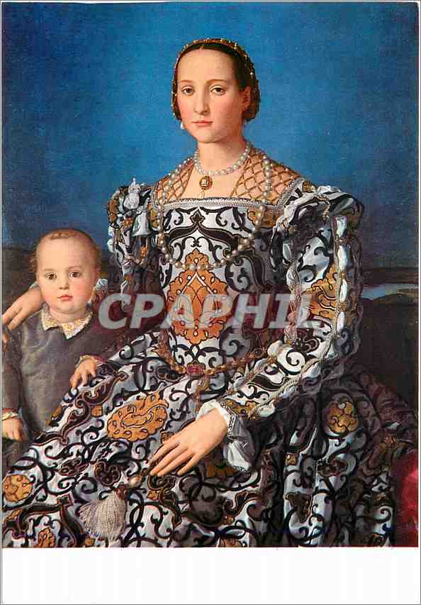 CPM Firenze Galleire Ittizi Bronzino Eleonore de Toledo