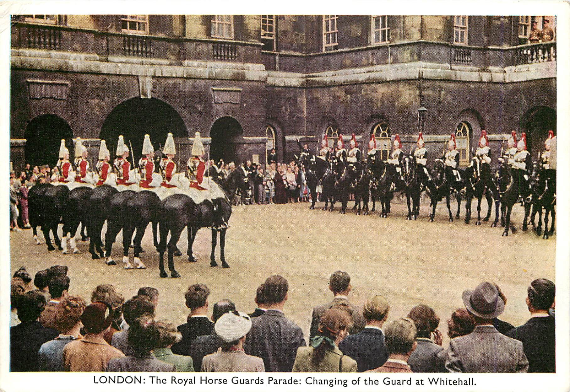 CPM London The Royal Horse Guard Parade Changing of the Guard at Whitehall Militaria