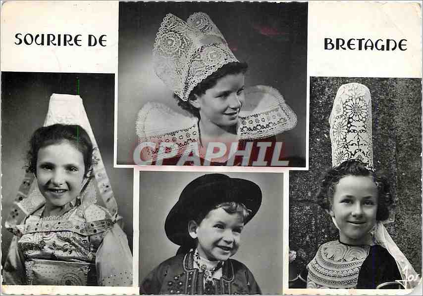 CPM Bretagne Enfants de Pont Aven Plougastel Daoulas