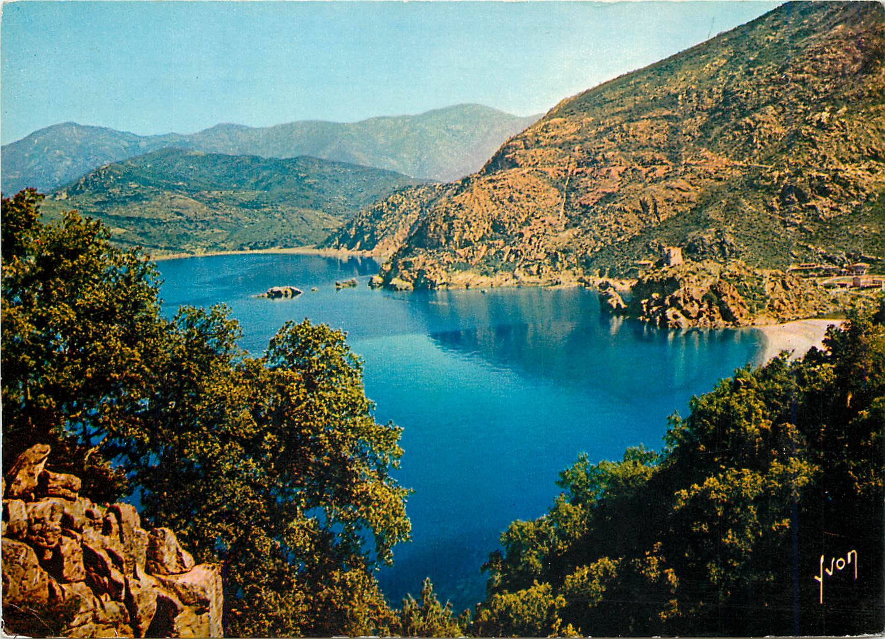 CPM Couleurs et Lumiere de France La Corse oasis de Beaute Porto le fond du Golfr un des plus beaux 