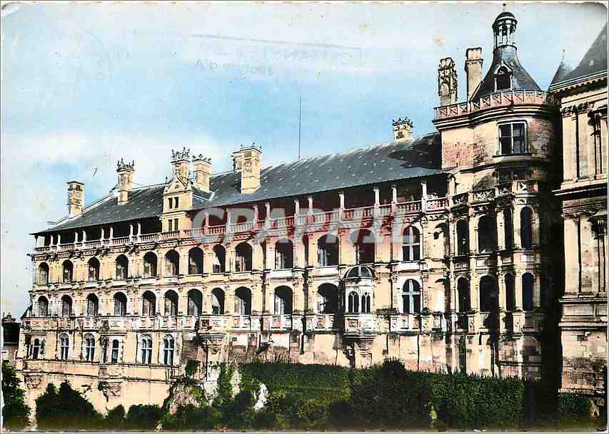 Schloss Blois — Fassade der Loges, 16. Jahrhundert — Reproduktion INITIATIVE HUGO (L.467)