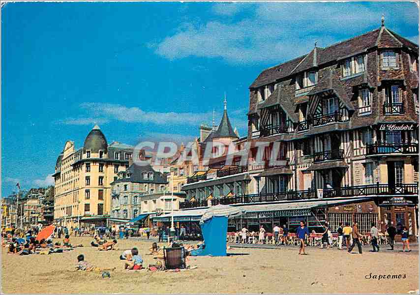 La Plage et les Hôtels à Trouville-sur-Mer — Édition Sapromes
