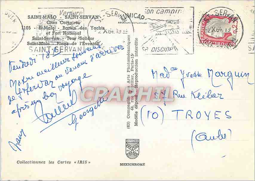 Saint-Malo-Saint-Servan — Cités Corsaires — Éditeur IRIS, n° (10) — Reverso