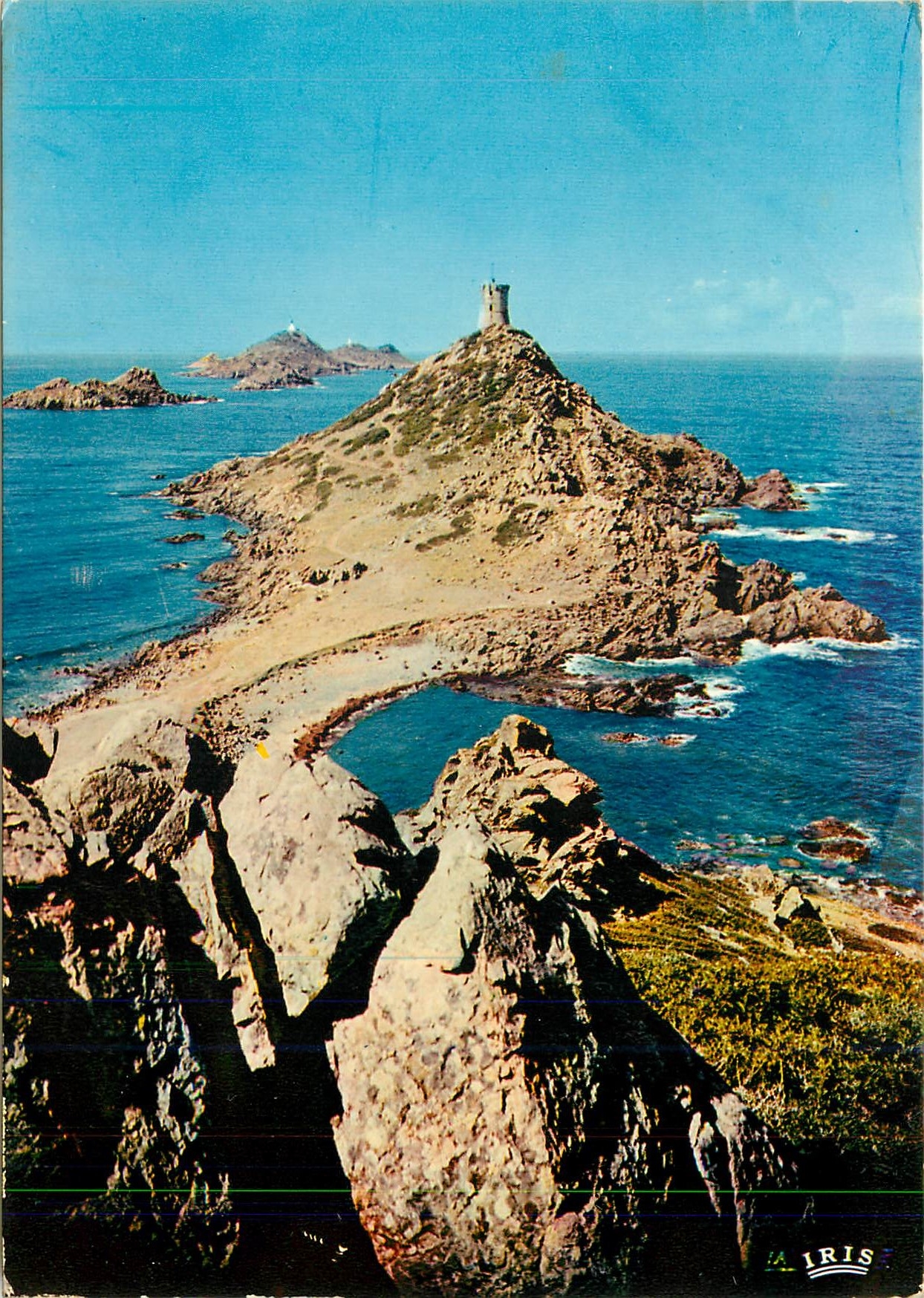 CPM Charmes et Couleurs de la Corse Ajaccio La Tour de la Parata et les  Iles Sanquinaires