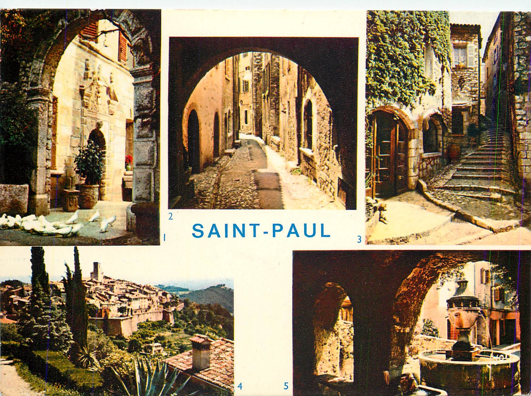 CPM Couleurs et Lumiere de France La Cote d'Azur Miracle de la nature Saint Paul de Vence (A M) Les 