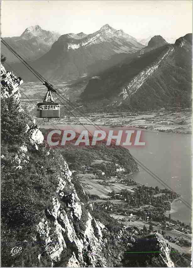 Téléphérique de Veyrier — Lac d'Annecy — Mont Trélod (2186 m.) — Cie des Arts Photomécaniques