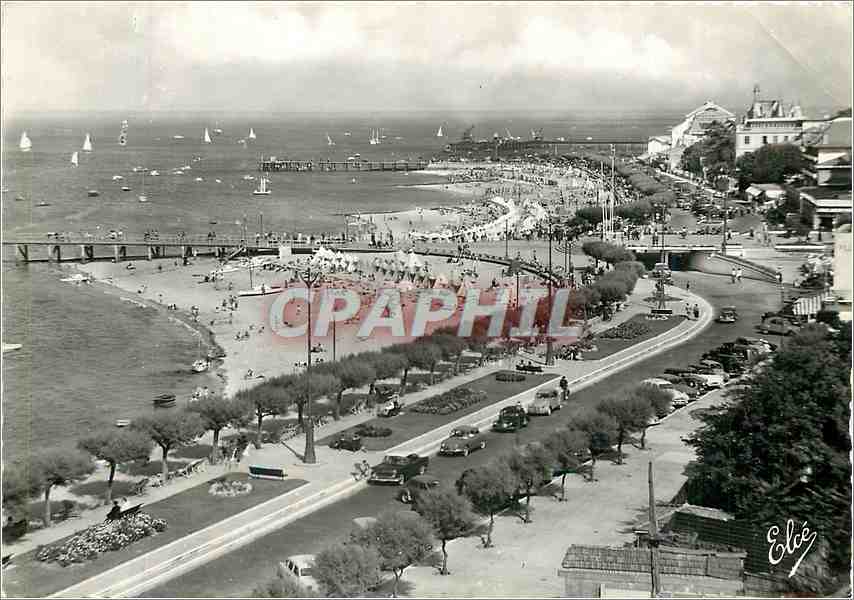 Arcachon — Le Boulevard, la Plage et les 3 Jetées — L. Chatagneau