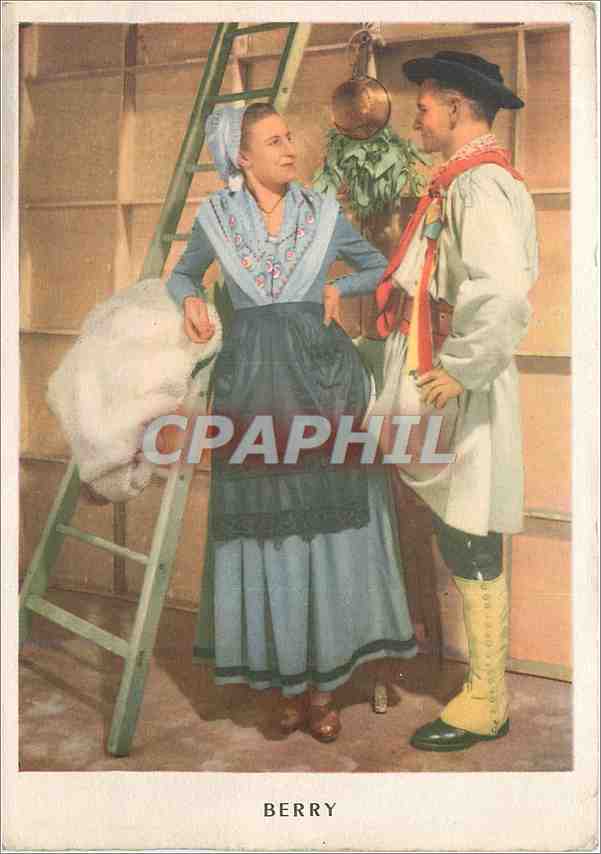 CPM La Ronde des Provinces Francaises Berry Berger de la Brenne Charotaise en costume de ceremonie