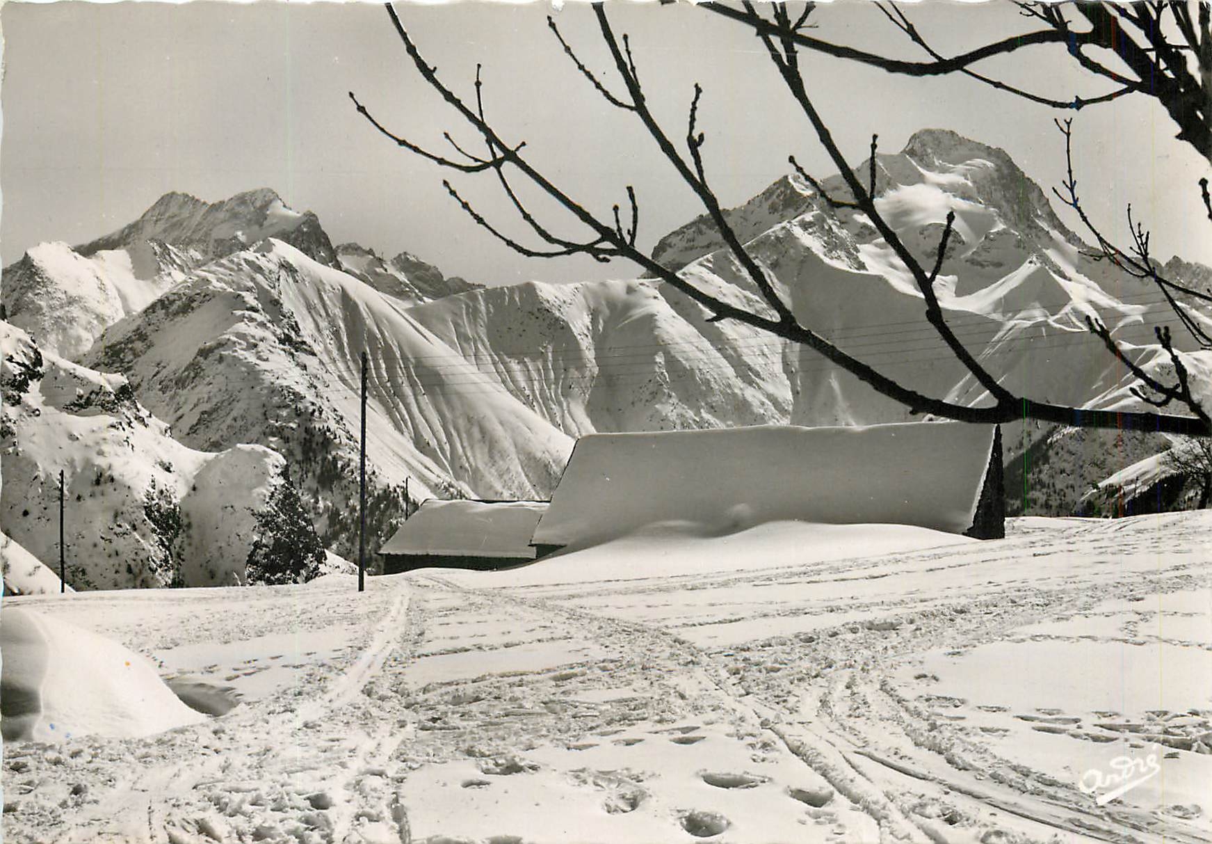 Les Belles Alpes Françaises — Tête de Lauranoue (3459 m.) et Alpe de Venosc (3323 m.) — Édition d'Art Grenoble
