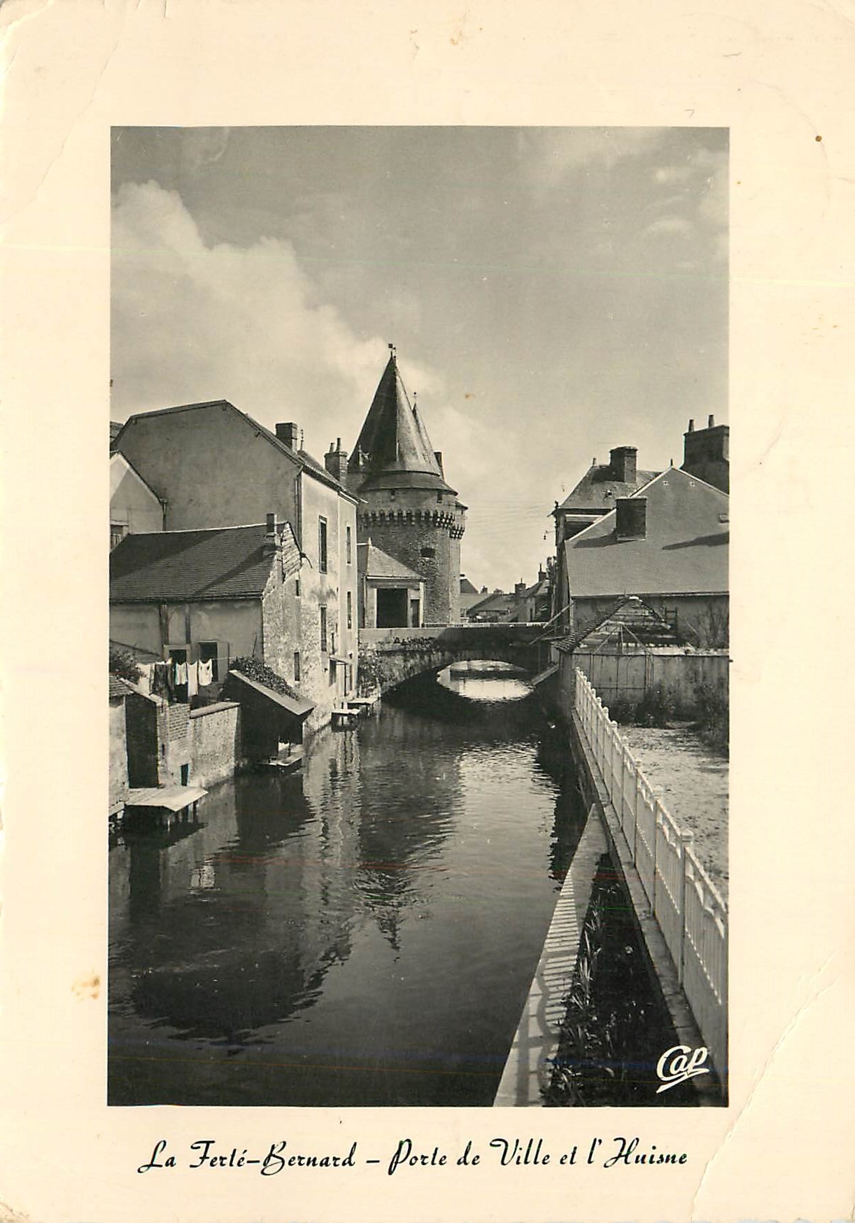 CPM La Ferte Bernard Porte de Ville et l'Huisne