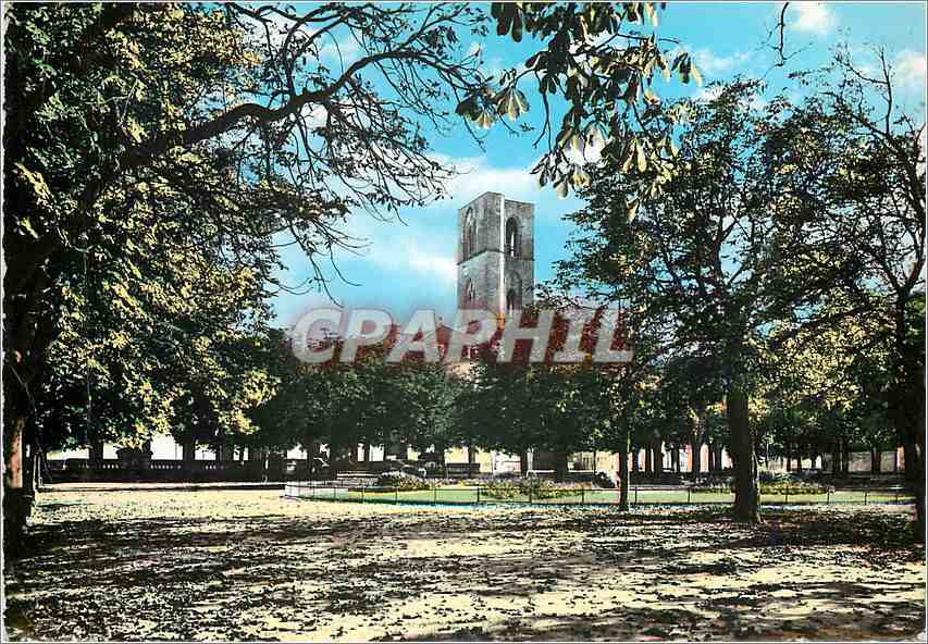 CPM Lodeve (Herault) Le Parc et la Tour de St Fuleran