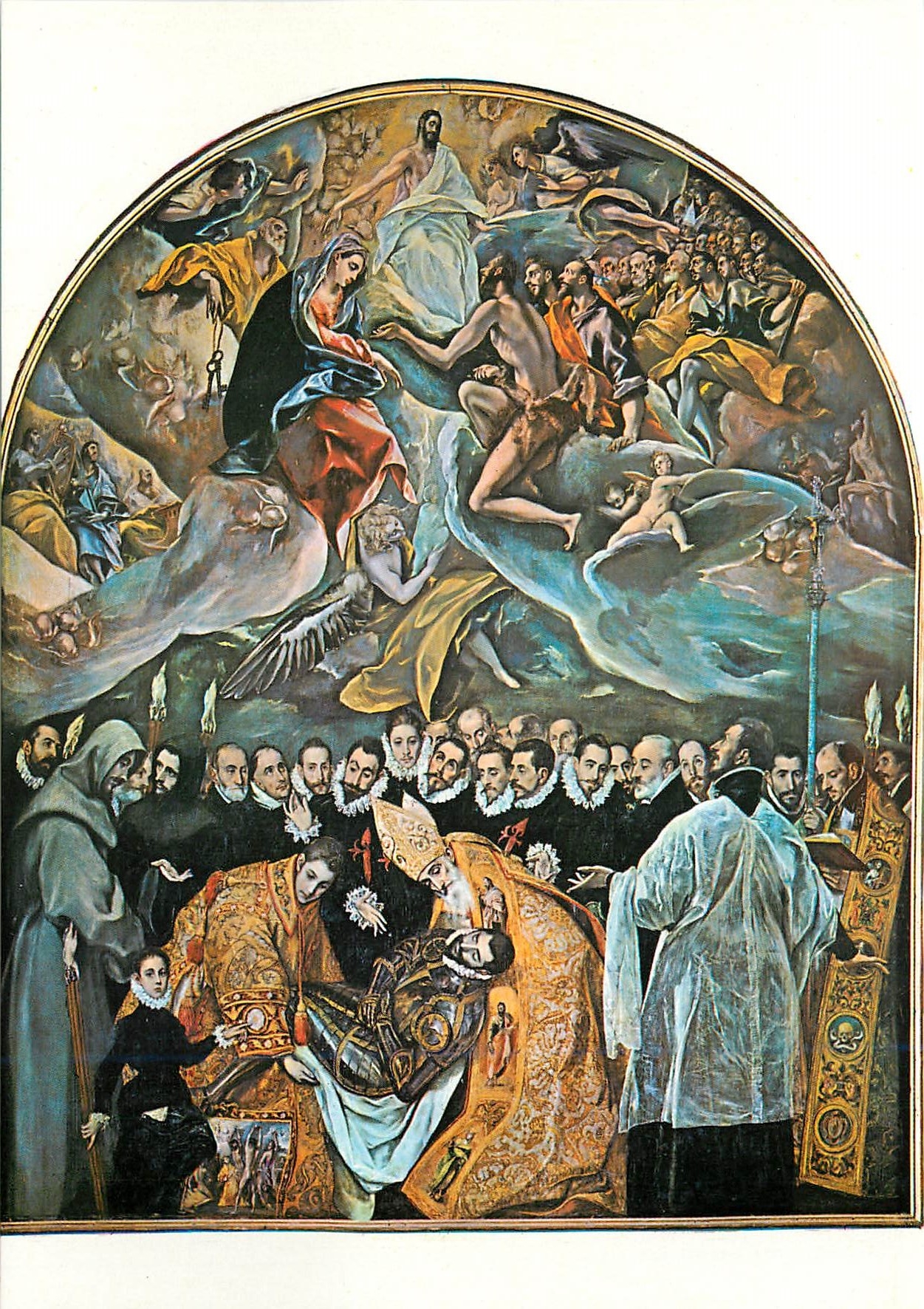 CPM Toledo Saint Tome L'enterrement du Compte d'Orgaz (Greco)