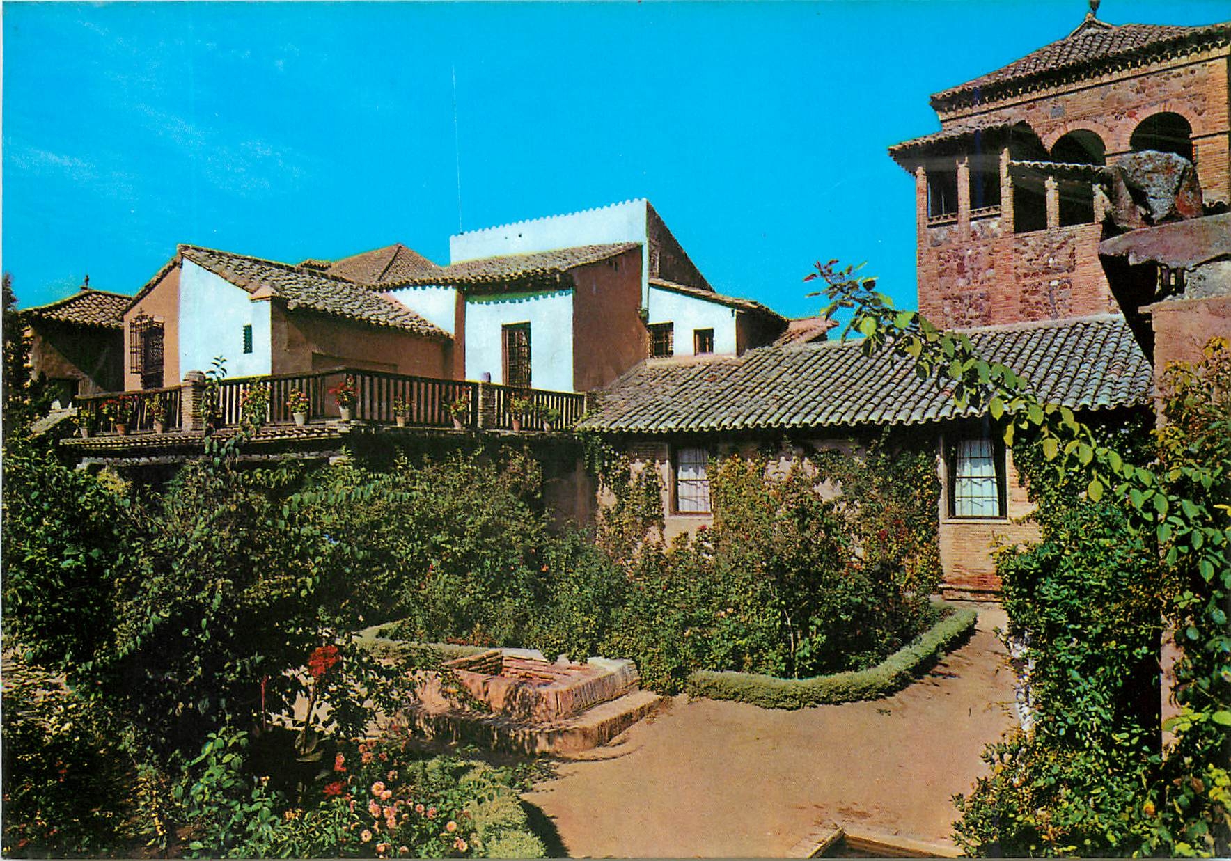 CPM Toledo Maison du Greco Jardin
