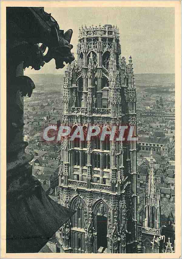 CPM Rouen La Cathedrale Tour du Beurre