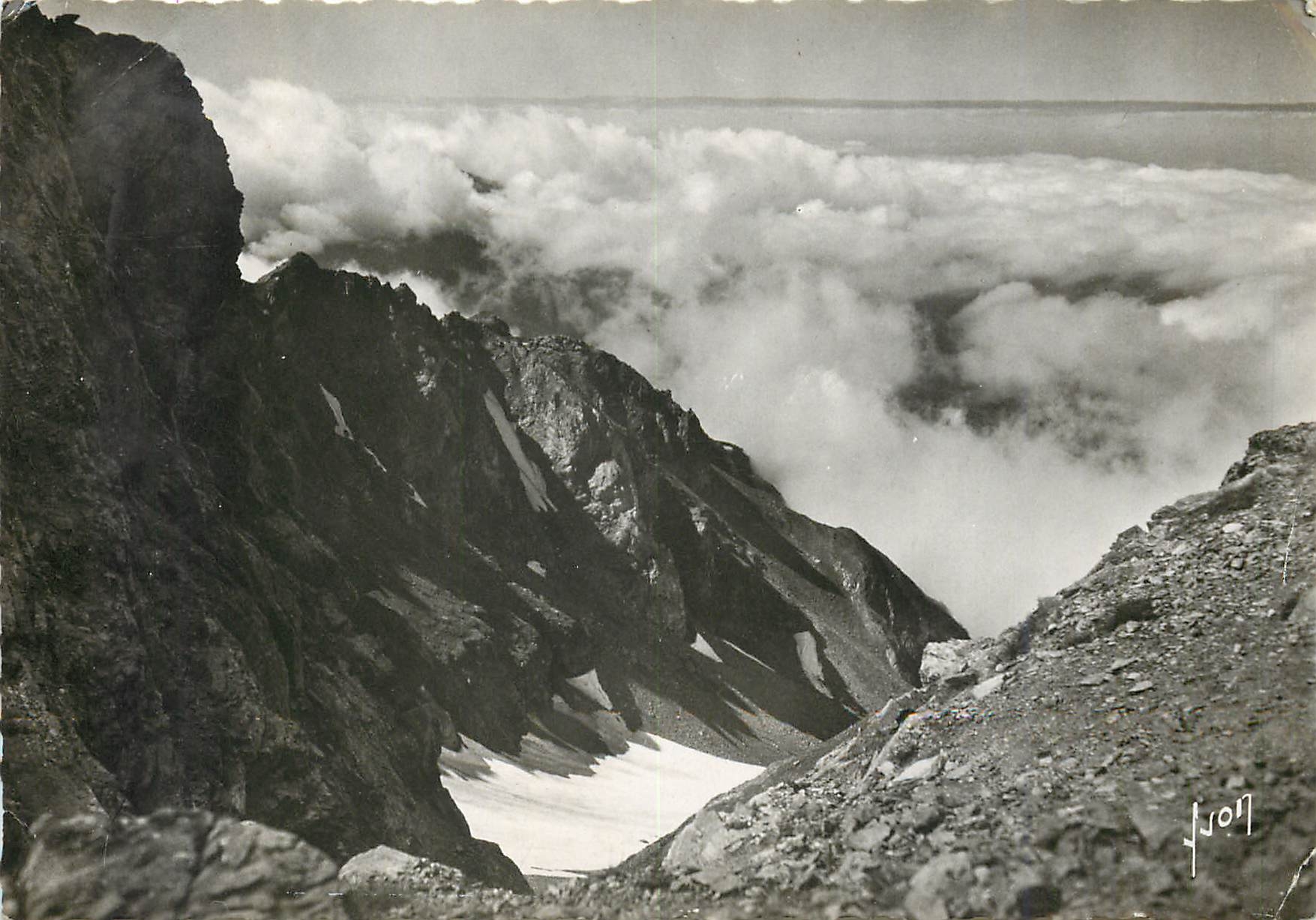 Pic du Midi de Bigorre (2877 m.) — « La mer de nuages » — Les Éditions d'Art, Paris
