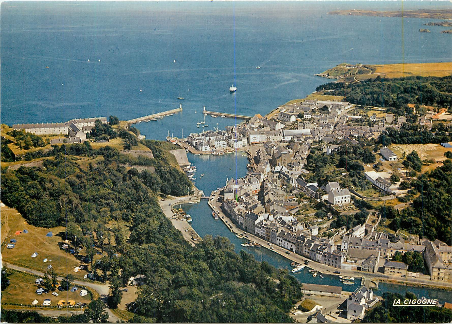 Belle-Île-en-Mer — Vue aérienne sur le Palais — Éditions Hachette