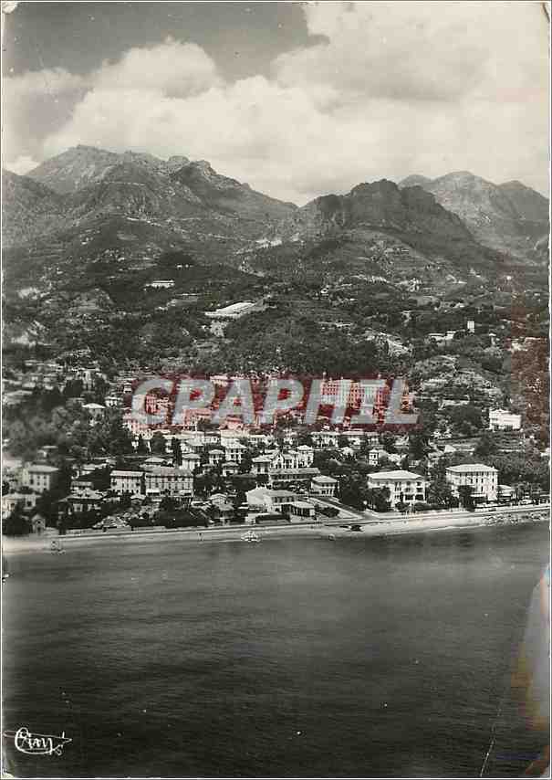 CPM Cote d'Azur Roquebrune Cap Martin (A M) Vue aerienne de la Plage de Carnoles les Hotels