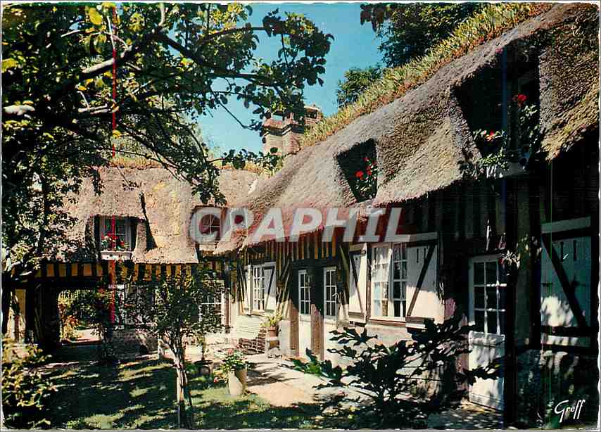 CPM Chaumieres Normandes la maison des Pecheurs Houlgate