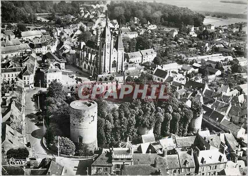 CPM Dourdan (S et O) Vue generale aerienne