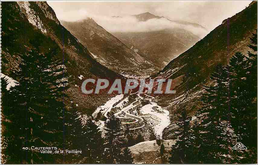CPA Cauterets Vallee de la Pailliere
