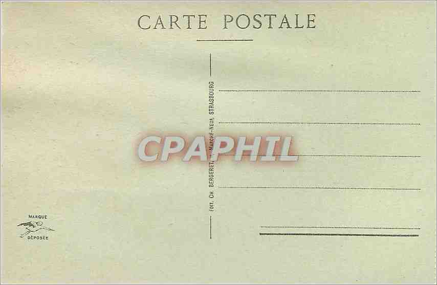 CPA Strasbourg La Petite France — Rückseite