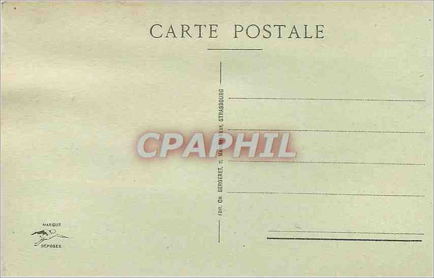 CPA Strasbourg Les Ponts du Rhin et Kehl dans le Lointain — Rückseite